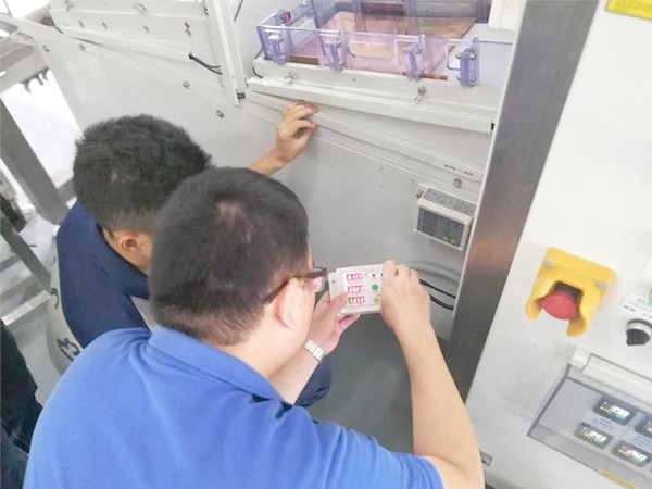 廣東黑金剛赴珠海斗門某電子廠進(jìn)行售后雙張檢測器維修服務(wù)